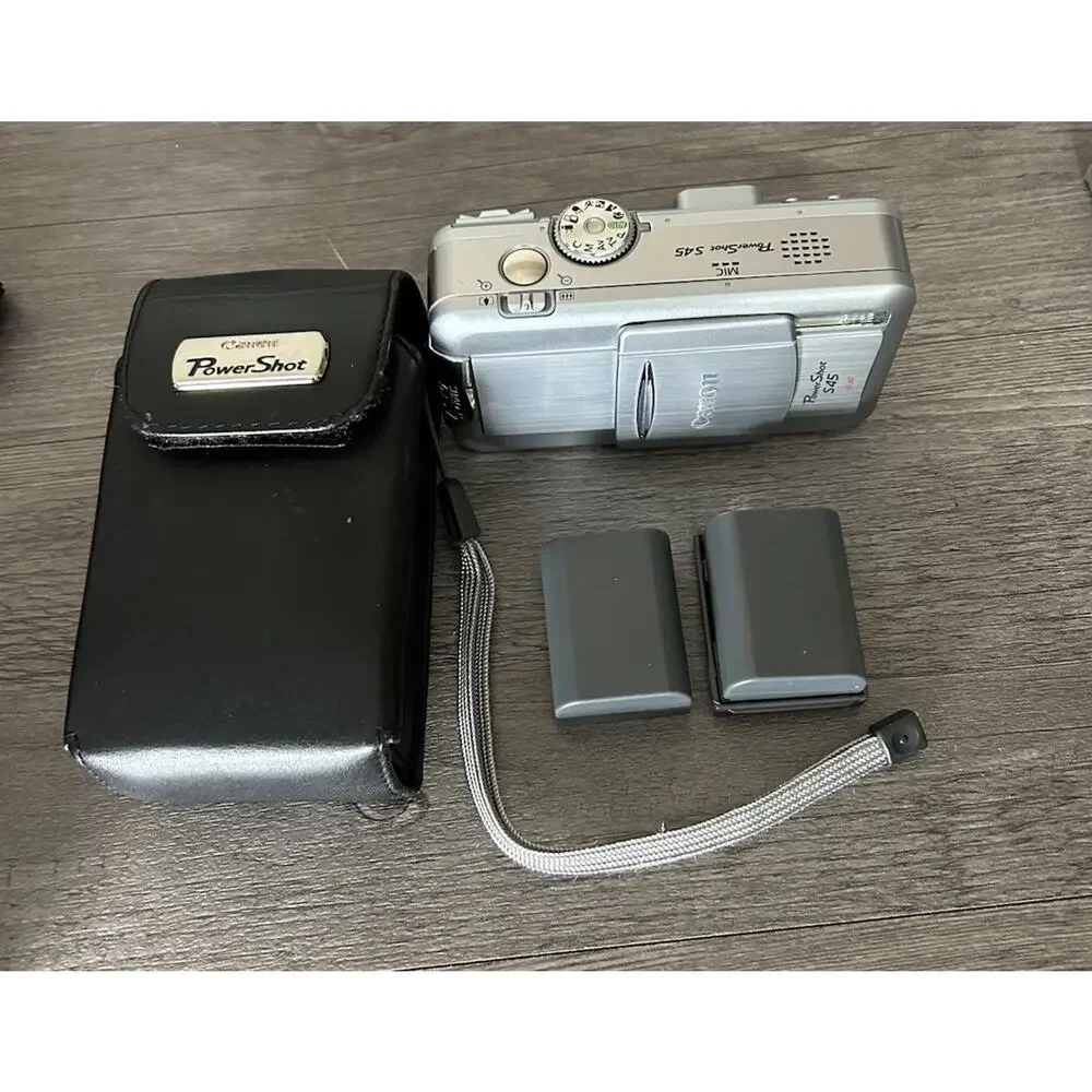 Canon Power Shot S45 W/ Accessories, No CF Card.